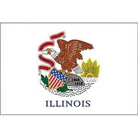 Eagle Emblems F2514 Flag-Illinois (2ft x 3ft)