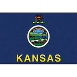 Eagle Emblems F2517 Flag-Kansas (2Ftx3Ft) .