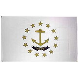 Eagle Emblems F2540 Flag-Rhode Island (2Ftx3Ft) .