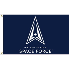 Eagle Emblems F3008 Flag-Ussf Space Force Made In USA Poly-Cotton, (3ft x 5ft)