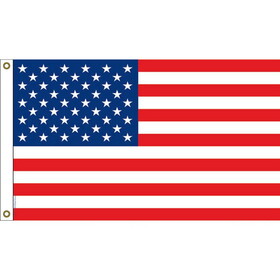 Eagle Emblems F3115 Flag-Usa Made In USA Poly-Cotton, (3ft x 5ft)