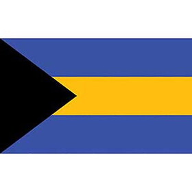 Eagle Emblems F6008 Flag-Bahamas (4" x 6")
