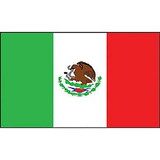 Eagle Emblems F6071 Flag-Mexico (4In X 6In) .