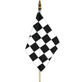 Eagle Emblems F6405 Flag-Checkered (4" x 6")