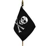 Eagle Emblems F6462 Flag-Pirate Jolly Rogers (4In X 6In) .
