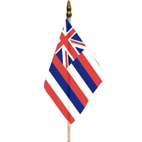 Eagle Emblems F6512 Flag-Hawaii (4" x 6")