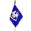 Eagle Emblems F6519 Flag-Louisiana (4" x 6")
