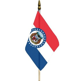 Eagle Emblems F6526 Flag-Missouri (4" x 6")