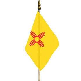 Eagle Emblems F6532 Flag-New Mexico (4" x 6")