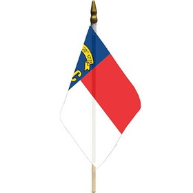 Eagle Emblems F6534 Flag-North Carolina (4" x 6")
