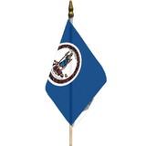 Eagle Emblems F6547 Flag-Virginia (4In X 6In) .
