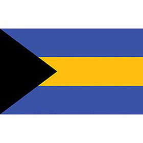 Eagle Emblems F8008 Flag-Bahamas (12" x 18")
