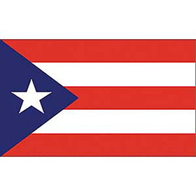 Eagle Emblems F8091 Flag-Puerto Rico (12" x 18")
