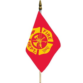 Eagle Emblems F8430 Flag-Fire Department (12" x 18")