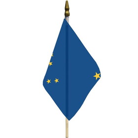 Eagle Emblems F8502 Flag-Alaska (12" x 18")