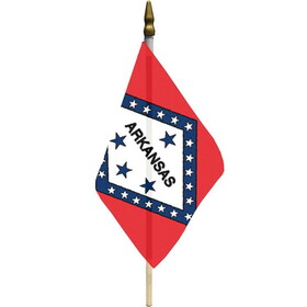 Eagle Emblems F8504 Flag-Arkansas (12" x 18")