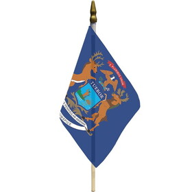 Eagle Emblems F8523 Flag-Michigan (12" x 18")