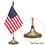 Eagle Emblems F9801 Flag Stand, Gold, 1-Flag (Fits 4In X 6In)