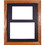 Eagle Emblems FP0004 Picture Frame,Oak,Rect. Cut (9-1/4"x11-1/4")