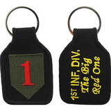 Eagle Emblems KC0059 Key Ring-Army, 001St Inf. Embr. (1-3/4