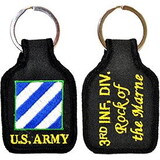 Eagle Emblems KC0131 Key Ring-Army, 003Rd Inf. Embr. (1-3/4