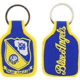 Eagle Emblems KC0147 Key Ring-Usn, Blue Angels Embr. (1-3/4