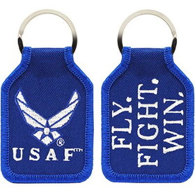 Eagle Emblems KC0183 Key Ring-Usaf Symbol I Embr. (1-7/8"X2-3/4")