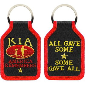 Eagle Emblems KC0185 Key Ring-Kia, America Remb Embr. (1-3/4"X2-3/4")