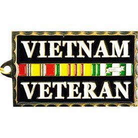 Eagle Emblems KC2018 Key Ring-Vietnam Veteran (1-3/4")