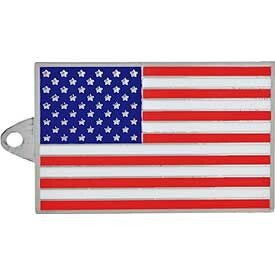Eagle Emblems KC2073 Key Ring-Usa Flag (1-9/16")