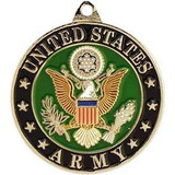 Eagle Emblems KC2075 Key Ring-Army Symbol Zinc-Pwt (1-1/2