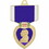 Eagle Emblems KC2526 Key Ring-Purple Heart Bright-Shine, (1-5/8")