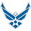 Eagle Emblems KC2534 Key Ring-Usaf Symbol Zinc-Pwt (1-5/8")