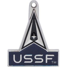 Eagle Emblems KC2556 Key Ring-Ussf Space Force Ii Bright-Shine, (1-1/2")