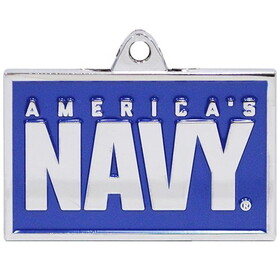 Eagle Emblems KC2560 Key Ring-Usn America'S Navy Bright-Shine (1-3/4")