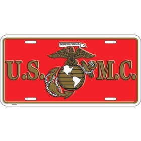 Eagle Emblems LP0550 Lic-Usmc Logo (6"X12")