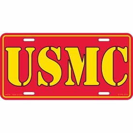 Eagle Emblems LP0556 Lic-Usmc,U.S.M.C. (6"X12")