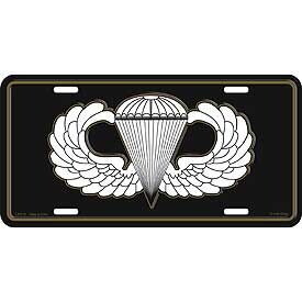 Eagle Emblems LP0578 Lic-Milt,Para Wing,Abn (6"X12")