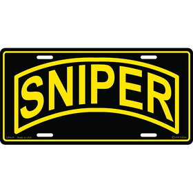 Eagle Emblems LP0630 Lic-Sniper Tab (6"X12")