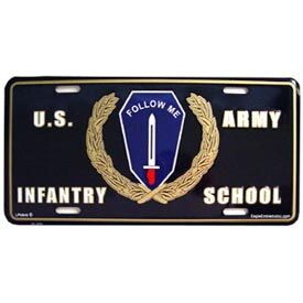 Eagle Emblems LP0645C Lic-Army,Inf.School (6"X12")