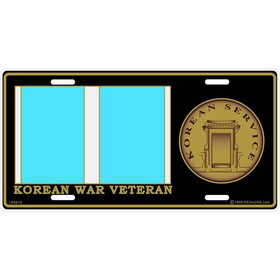Eagle Emblems LP0678 Lic-Medal,Korea Svc. (6"X12")