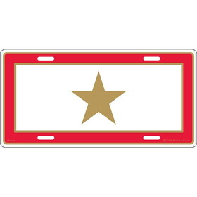 Eagle Emblems LP0699 Lic-Family Member, Gold Star Honor (6"X12")