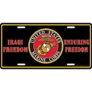 Eagle Emblems LP0714 Lic-Usmc, Iraqi & Enduring Freedom (6
