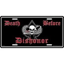 Eagle Emblems LP0719 Lic-Death Before Dishonor (6