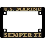 Eagle Emblems LP0815 Lic.Frame, Usmc, Semper Fi (Hvy.Plastic) Moto (5