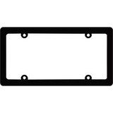 Eagle Emblems LP0901 Lic.Frame,Auto-Thin Rim (Plastic) Plain, (6