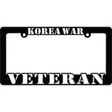 Eagle Emblems LP0904 Lic.Frame, Korea Veteran (Hvy.Plastic) Auto (6