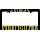Eagle Emblems LP0911 Lic.Frame, Fire Fighter (Hvy.Plastic) Auto (6