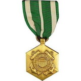 Eagle Emblems M0028 Medal-Uscg,Commendation (2-7/8