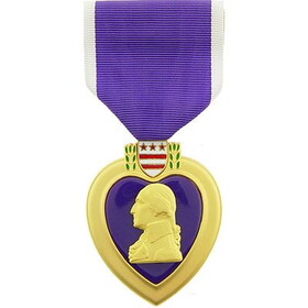 Eagle Emblems M0033 Medal-Purple Heart (3")